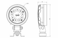 WAS - LED-Arbeitsscheinw. 4’000 lm, Flutlicht
