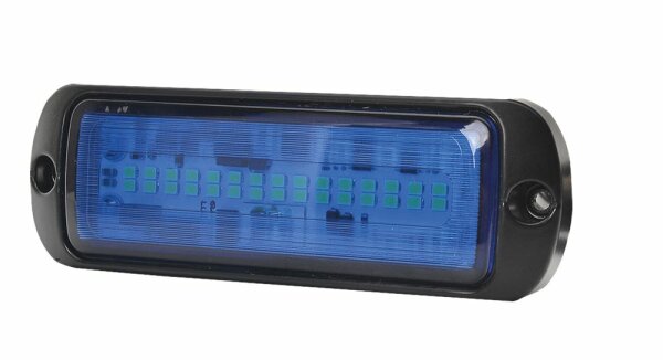 WAS - LED-Blitzleuchte blau, 12/24 V