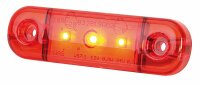 WAS - LED-Positionsleuchte 12/24 V rot