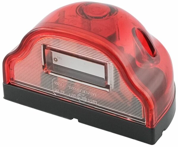 WAS - Feu de positon/éclairage de plaque LED 12/24V ROUGE