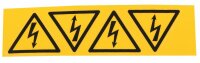 Warnschild Hochspannung 25mm