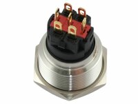 Drucktaster mit LED-Beleucht. rot/grün 12/24 V