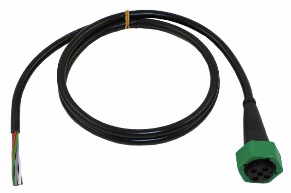 Kabel 1000 mm mit 5-pol.-Stecker grün (rechts)