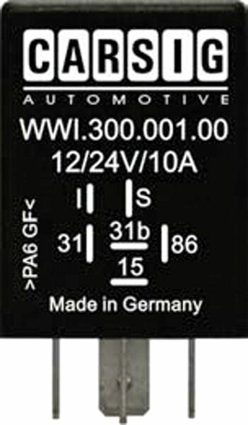 Wisch-Intervallrelais 9-30V