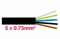 TD-Kabel 5x0.75mm schwarz