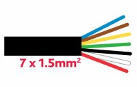 Anhaengerkabel 7 x 1.5 mm schwarz ADR