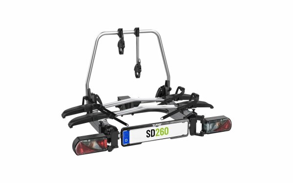 Eufab SD260 Kupplungs-Fahrradträger für Flügeltür Kastenwagen für 2 Fahrräder