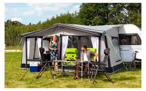 Berger Sirmione Air Luftvorzelt für Wohnwagen mit aufblasbarem Gestänge