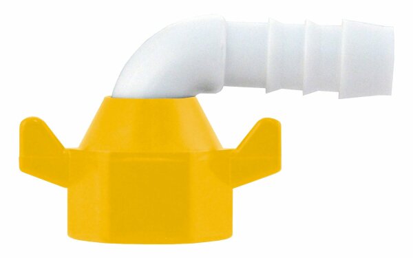 Lilie WeißGELB Winkel-Aufschraubtülle