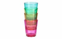 Trinkgläser Soda 340 ml 4er Set bunt