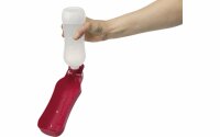 Jollypaw Flasche mit Trinknapf Edelstahl/Kunststoff 500 ml