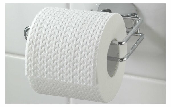 Wenko Turbo-Loc Edelstahl Toilettenpapierhalter