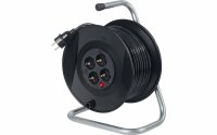 AS-Schwabe Kabeltrommel mit Thermoschutzschalter 25 Meter