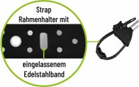 EUFAB Strap Rahmenhalter lang Ø 25+30mm