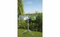 Berger Wäschespinne & Sat-Stativ inkl. Packsack silber