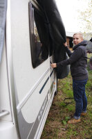 Wohnwagen Schutzhülle - Für Caravan bis 250 cm Breite - Verschiedene Größen