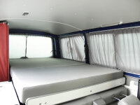 VW T6/5 KR Ensemble de rideaux gris, translucide