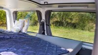 VW T6, VW T5 curtains grey, translucent for side and rear windows