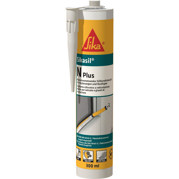 Industrie Sikasil-N plus - 300 ml - Weiß