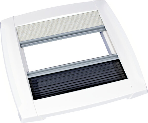 Pleated frame with LED for 40x40cm rooflights