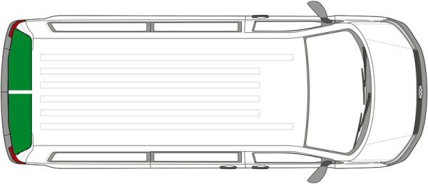 Carbest Isoflex Thermomatte VW T5/T6 ab 2003, Heckscheibe, 2-teilig