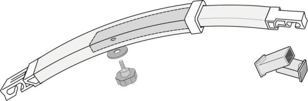 Rafter Pro - Tension rod bent telescopic