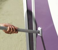 Awning Prostor 600 5,50m Blue Waves, silver