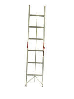 Aluminum folding ladder - length max. 2.10 m