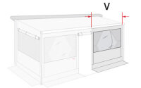 Front Panel Light 190 for CStore XL - With Window