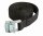 Spanngurt für Gasflaschenhalterung, schwarz mit Klemmschnalle