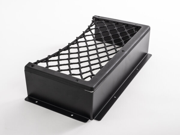 Carbest Ablagenetz M Aluminiumrahmen, Schwarz