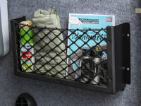 Ablagenetz L mit Aluminiumrahmen - Schwarz