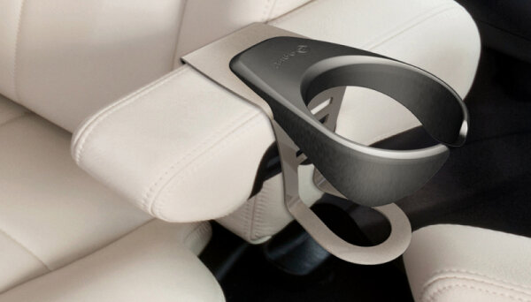 CUP-IN Cupholder for VW T5/T6 + Mercedes V-Class Color: Titanium matt