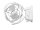 Sirocco II ventilateur - blanc
