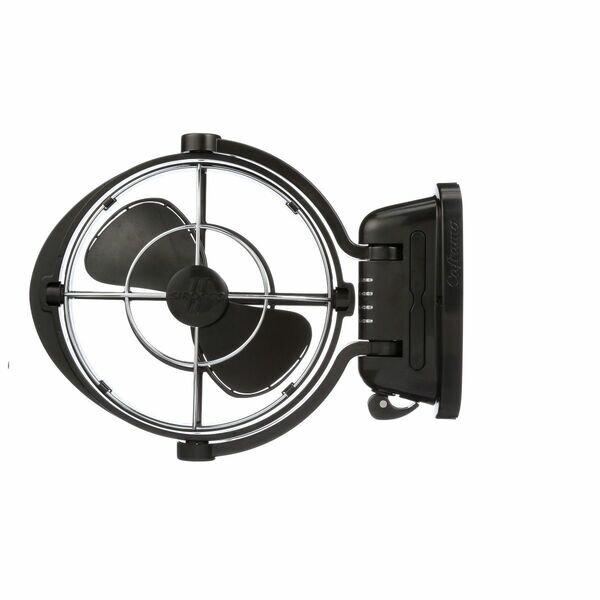 Ventilator Sirocco II 12 / 24 V - Schwarz