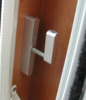 Additional lock for motorhome door