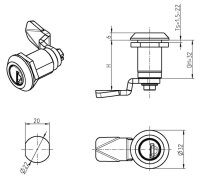 Ratchet for plug-in cylinder