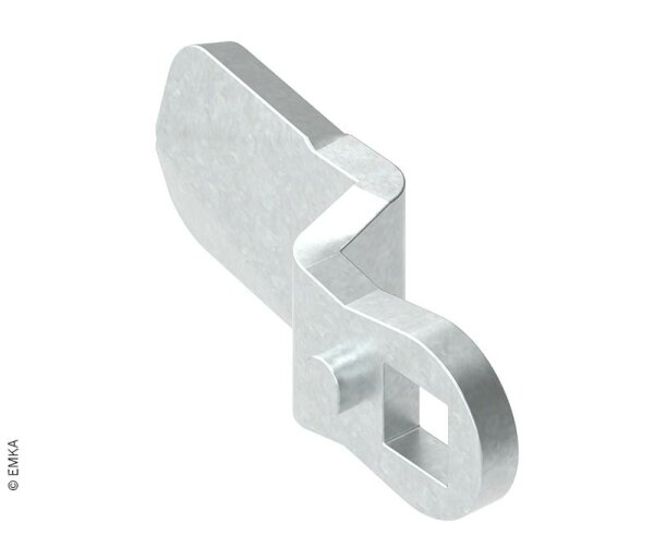 Tongue for door lock, height. 28mm, length: 45mm