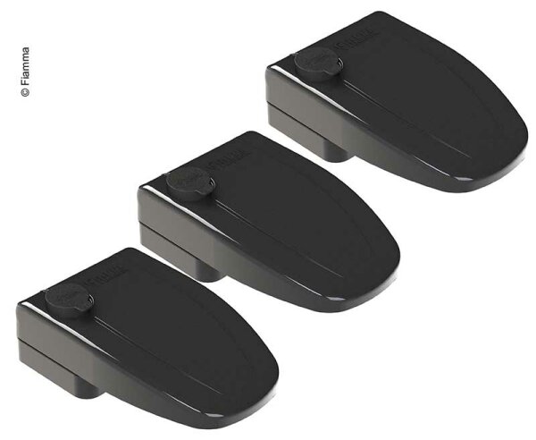 Door lock outside Safe Door 3 pcs. black