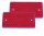 Réflecteurs rouge 91 x 47mm (2 pcs.)