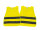 Safety vest set yellow, 2x adults (1xXL/1xXXL) + 2 children