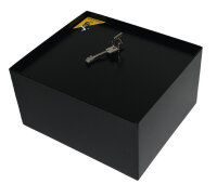 Coffre-fort, coffre-fort mobile taille 3, L25xH13xP22 cm