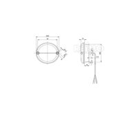LED-BlinkBremsSchlußleuchte 12V, 3/3/0,3W IP67 500...