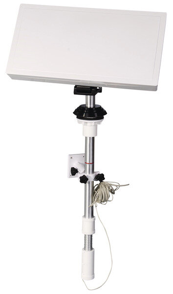 Manual flat antenna CaMP39, SKEW & single LNB