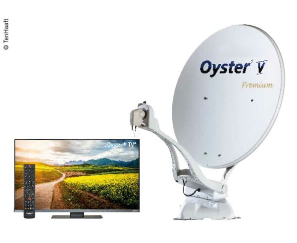 SystÃ¨me satellite OysterÂ® V 85 SKEW Premium y compris 24" OysterÂ® TV