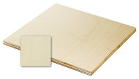 Pappelsperrholz-Bauplatte Natur - 1 ganze Platte