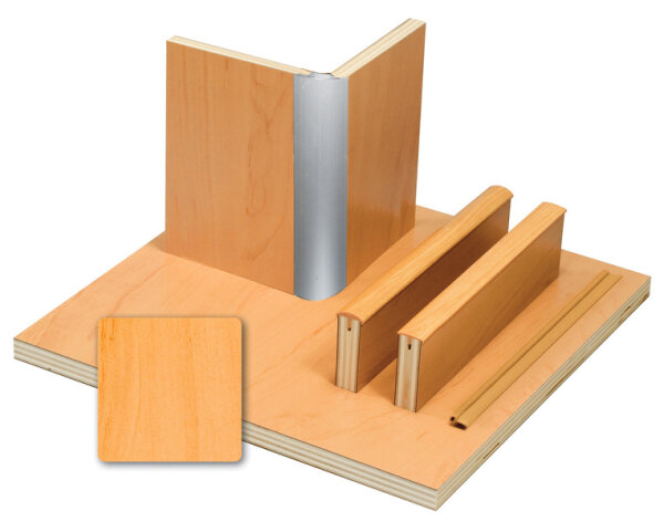 Furniture board apple laminate, HPL, 1/4 board