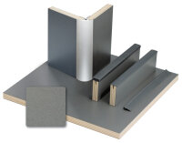Möbelbauplatte Anthrazit Metallic - HPL-Schichtstoff...