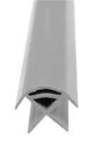 Eckverbindungsprofil Luxus 2,2 m - Mittelgrau