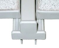 End cap Connection profile medium grey